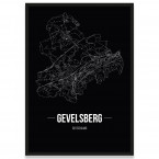 Stadtposter Gevelsberg - black