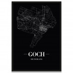 Stadtposter Goch - black