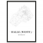 Stadtposter Halle (Westfalen)