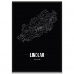 Stadtposter Lindlar - black