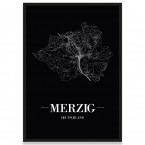 Stadtposter Merzig - black