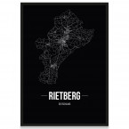 Stadtposter Rietberg - black