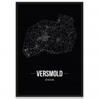 Stadtposter Versmold - black