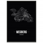 Stadtposter Wegberg - black