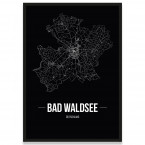Stadtposter Bad Waldsee Black