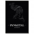 Stadtposter Panketal Black
