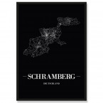 Stadtposter Schramberg Black