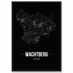 Stadtposter Wachtberg Black