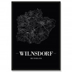 Stadtposter Westoverledingen Black