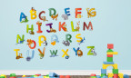 Wandsticker Mega Set - animal abc