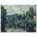 Poster Paul Cézanne - An den Ufern der Marne