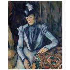 Poster Paul Cézanne - Dame in Blau