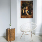 Poster Paul Cézanne - Dame mit Papagei