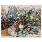 Poster Paul Cézanne - Ein großer Blumenstrauß