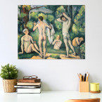 Poster Paul Cézanne - Fünf Badende