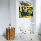 Poster Paul Cézanne - Kahler Baum und Haus