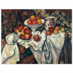 Poster Paul Cézanne - Stillleben mit Äpfeln und Orangen