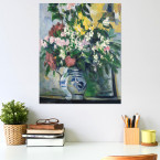 Poster Paul Cézanne - Zwei Vasen mit Blumen