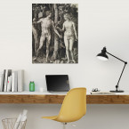 Poster Albrecht Dürer - Adam und Eva, Der Sündenfall