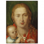 Poster Albrecht Dürer - Die Muttergottes mit der Nelke