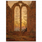 Poster Caspar David Friedrich - Der Träumer, Klosterruine Oybin