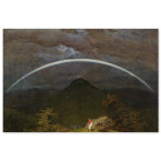 Poster Caspar David Friedrich - Gebirgslandschaft mit Regenbogen