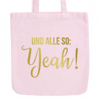 JUNIWORDS Pastell Jutebeutel Und alle so: Yeah!