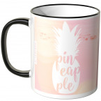 JUNIWORDS Tasse Ananas Design-4-Flamingo