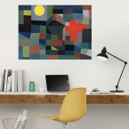 Poster Paul Klee - Feuer bei Vollmond