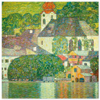 Poster Gustav Klimt - Kirche in Unterach am Attersee