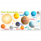 Wandsticker Set XL - Weltraum und Planeten