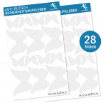 Anti-Rutsch-Sticker Schmetterlinge, 28 Stück
