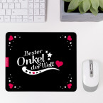 Mousepad bester Onkel der Welt - Motiv 3