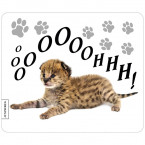 Mousepad Leoparden-Baby