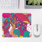 Mousepad Geometrisches Muster Hirschtotenkopf