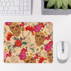 Mousepad Blumen-Totenkopf