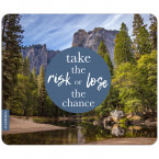 JUNIWORDS Mousepad take the risk oder lose the chance