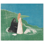 Poster Edvard Munch - Frauen am Meeresufer