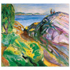 Poster Edvard Munch - Sommer an der Küste, Krager (Sommer ved kysten)