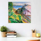 Poster Edvard Munch - Sommer an der Küste, Krager (Sommer ved kysten)
