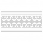 Milchglasfolie - Banner - Arabisches Muster