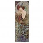 Alfons Mucha Leinwandbild auf Wand