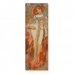 Herbstliches Leinwandbild von Alfons Mucha der Herbst