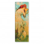 Der Sommer von Alfons Mucha an der Wand