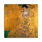 Bildnis der Adele Bloch Bauer von Gustav Klimt als Leinwandbild