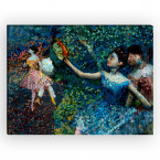 Tänzerin mit Tambourin von Edgar Degas als Leinwandbild