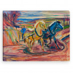 Edvard Munch - Pflüger im Frühling