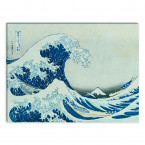 die große Welle von Katsushika Hokusai als Leinwandbild