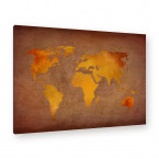 Leinwandbild - Worldmap - World map - Weltkarte - Welt - Globus - 