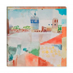 Hammamet Moschee von Paul Klee als Leinwandbild zum aufhängen